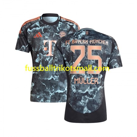 Fußballtrikots Bayern München Thomas Muller 25 2024-2025 Kurzarm Auswärts-trikot kaufen